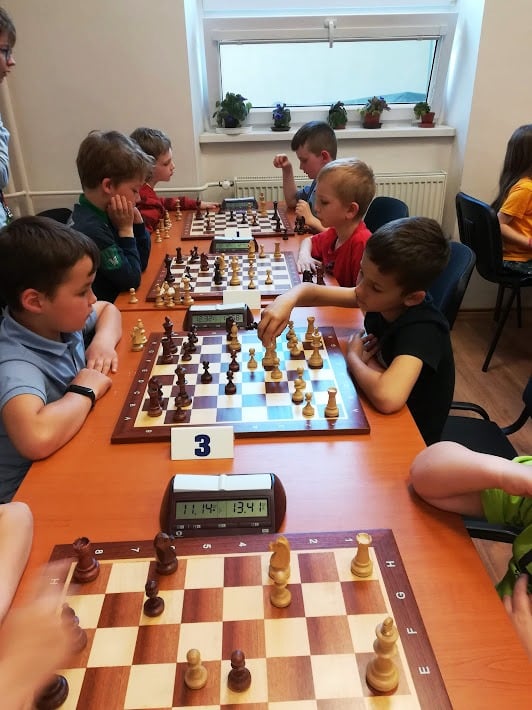 Detský turnaj „O šachového kráľa“ žilinského kráľovstva.