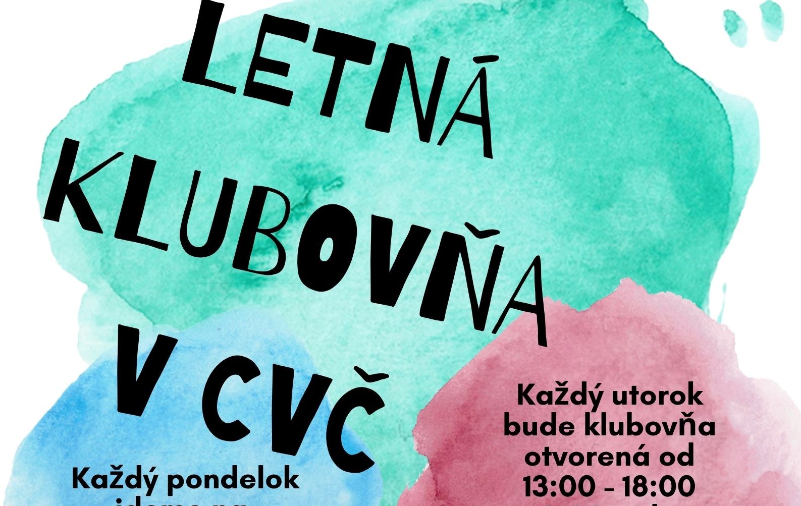 Letná klubovňa v CVČ