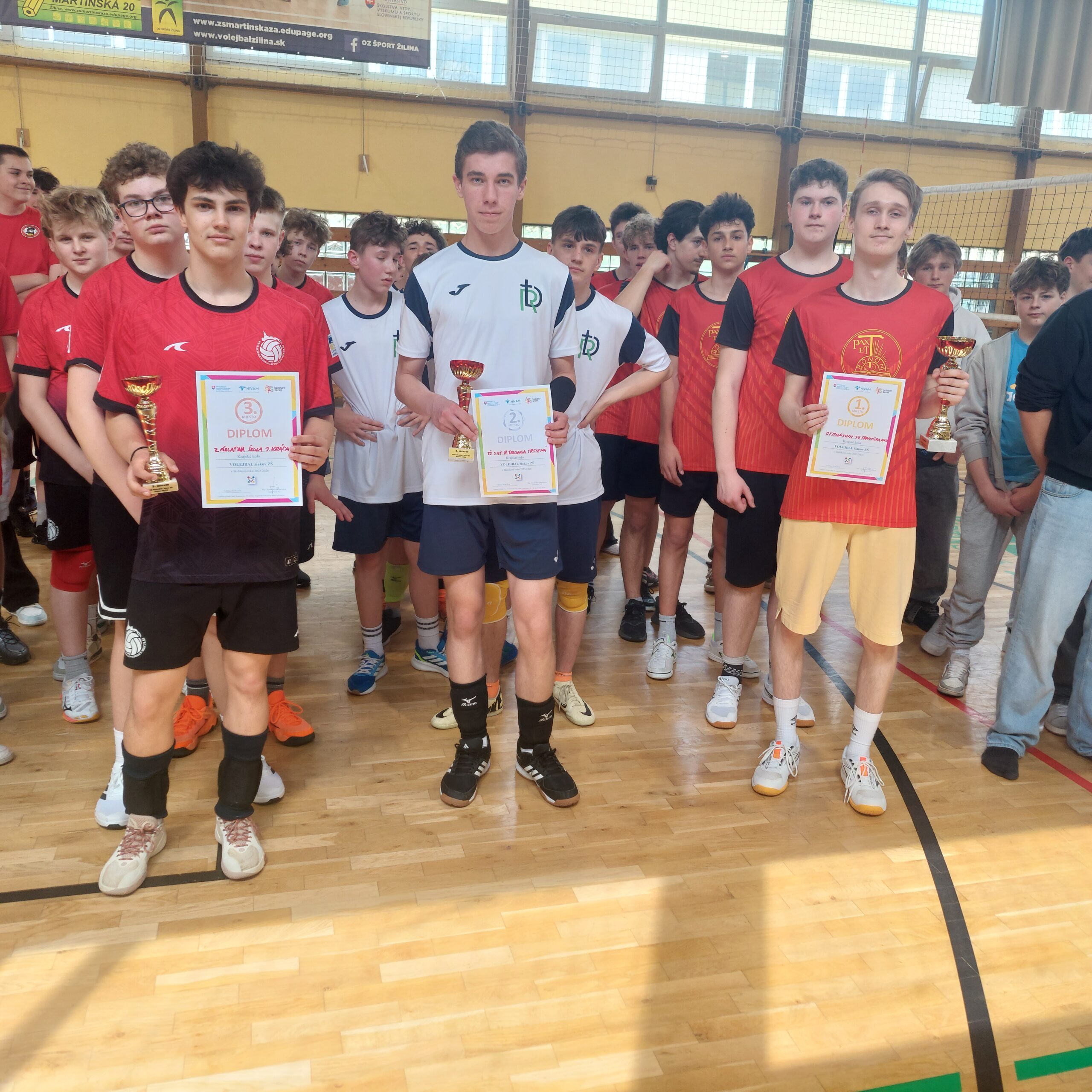 Krajské kolo vo Volejbale chlapcov
